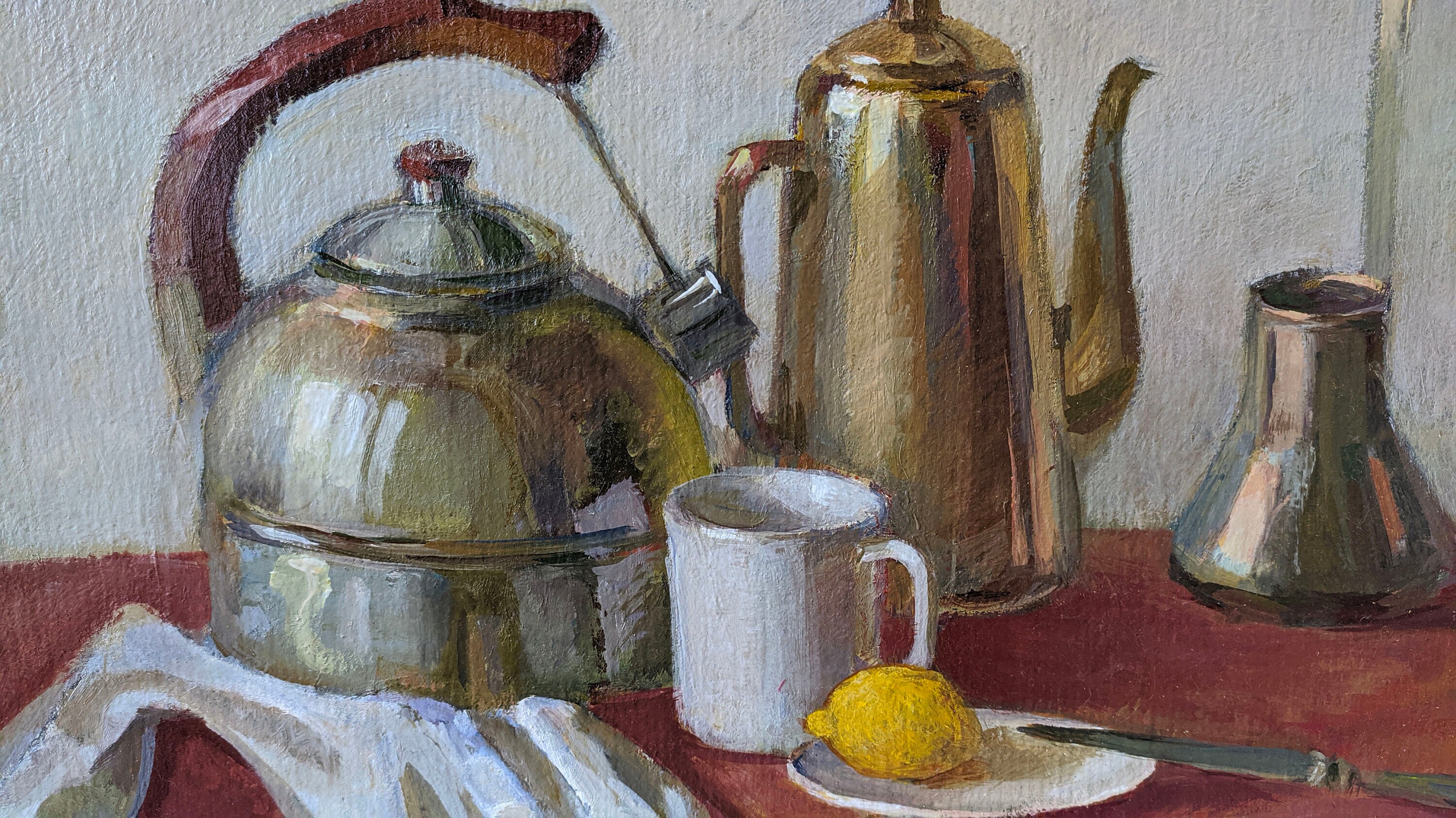 KITCHEN STILL LIFE Vintage Original Oil Painting by Soviet Etsy