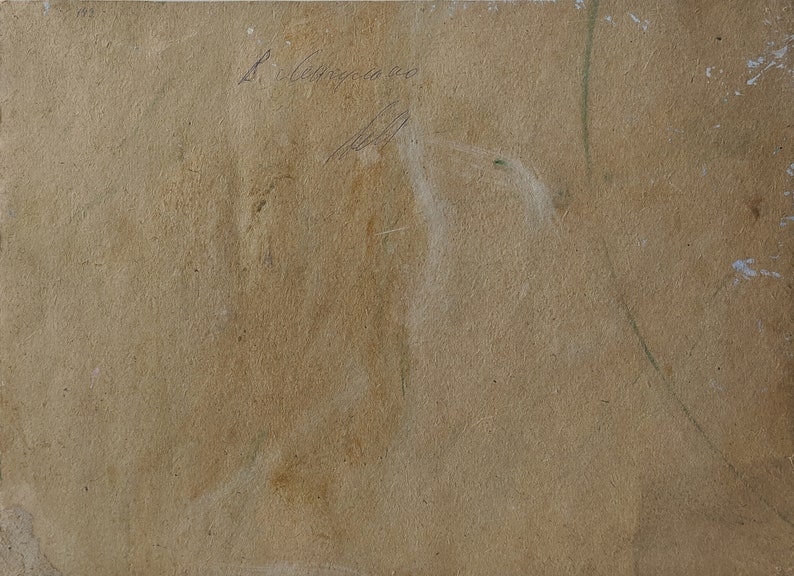 1960s Port art Cranes INDUSTRIAL LANDSCAPE Vintage Original Oil Painting by Soviet Ukrainian artist V.Migulko Socialist Realism artwork