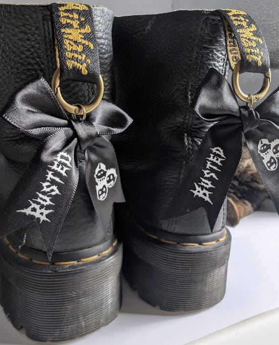 Boot Charms - Busted Metal Style or Mcfly Logo charms - perfect for Dr Marten boots