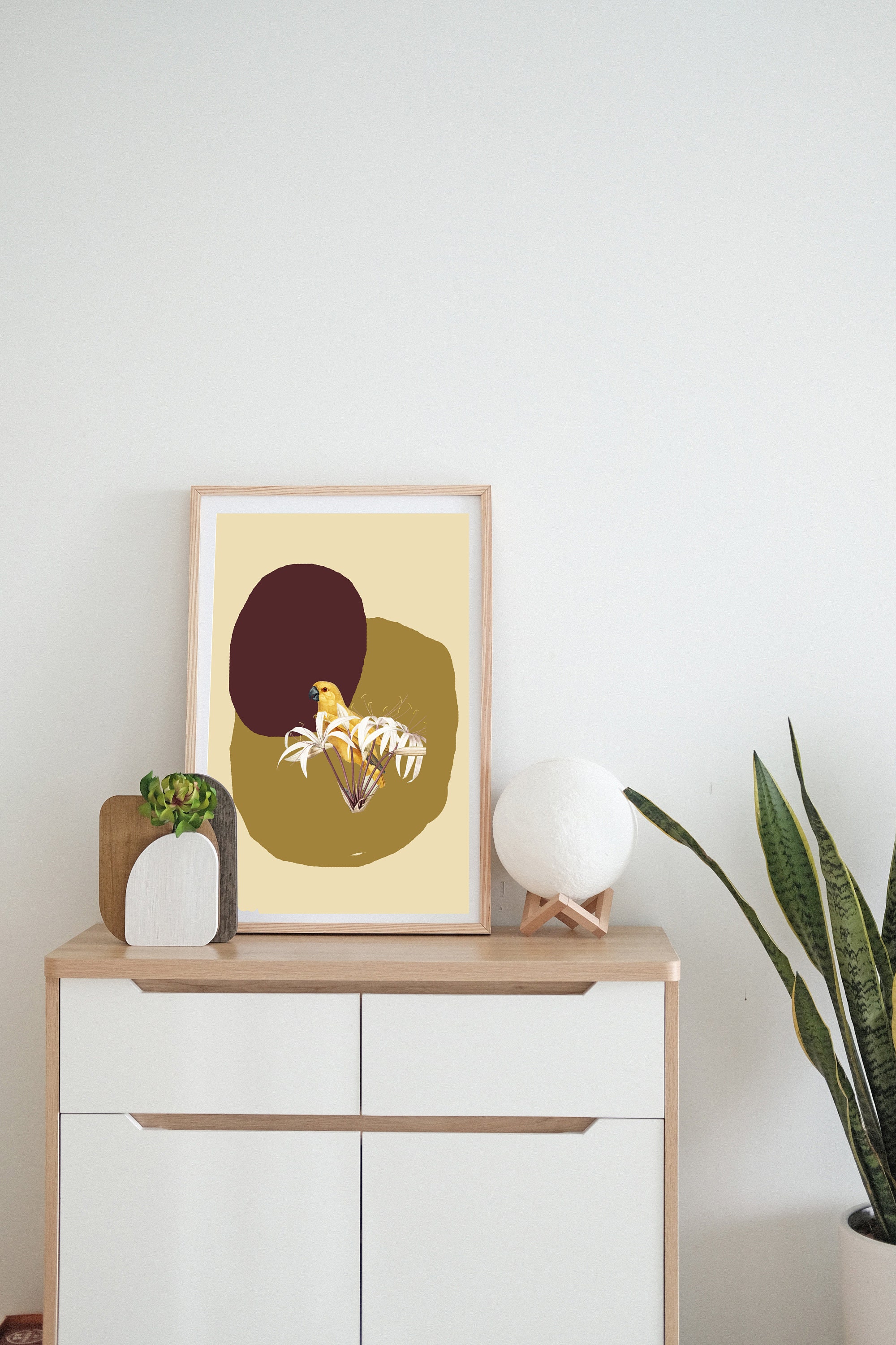 Mid century modern art print contemporary print modern wall | Etsy