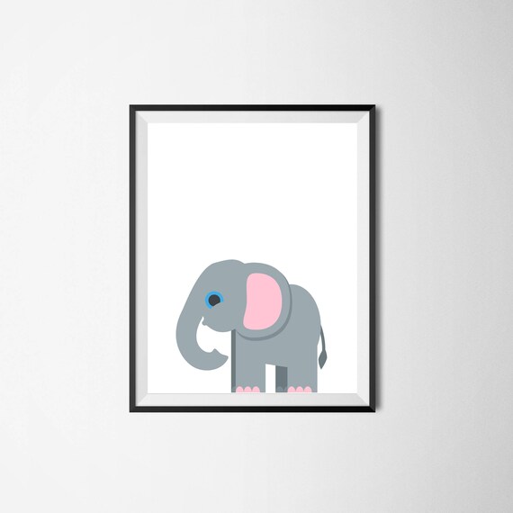 Elefant Kinderzimmer Elefant Kinderzimmer Kunst Etsy