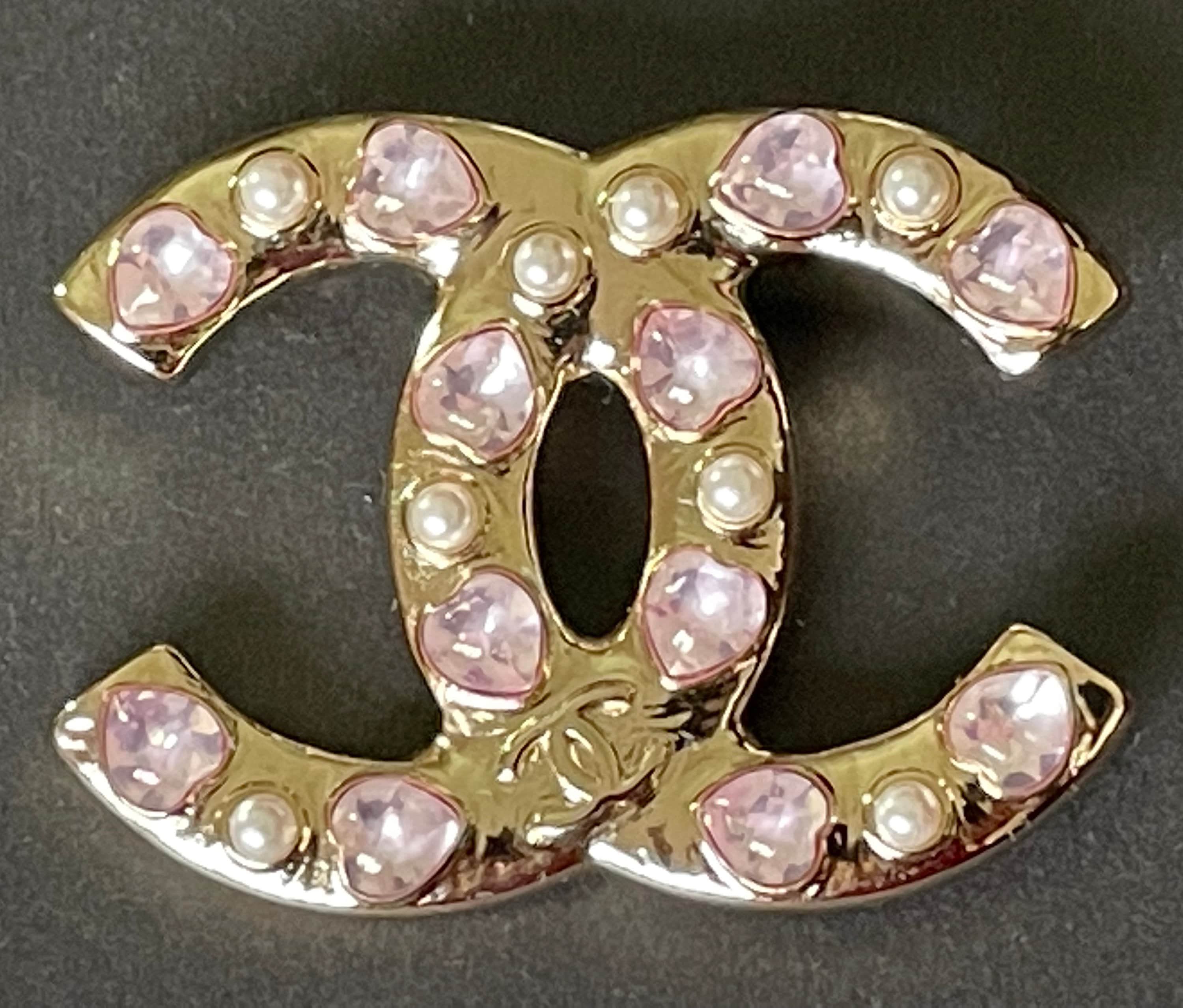Coco Chanel Brooch  Fantasy Jewelry  Gold