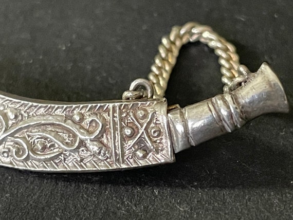 Vintage / antique unmarked sterling silver Khukur… - image 4
