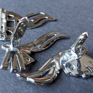 Vintage Art Deco Duette a Beautiful Rhinestone Brooch Which - Etsy