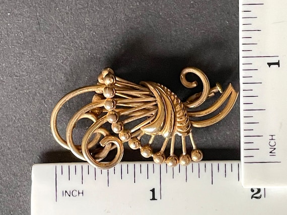 Broche Ancienne En Plaqué Or Début 1900 - Marque RICHD'OR GL - Occasion Argentée
