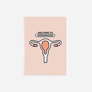 CARTE PUBERTÉ POUR LA PÉRIODE | Féminité