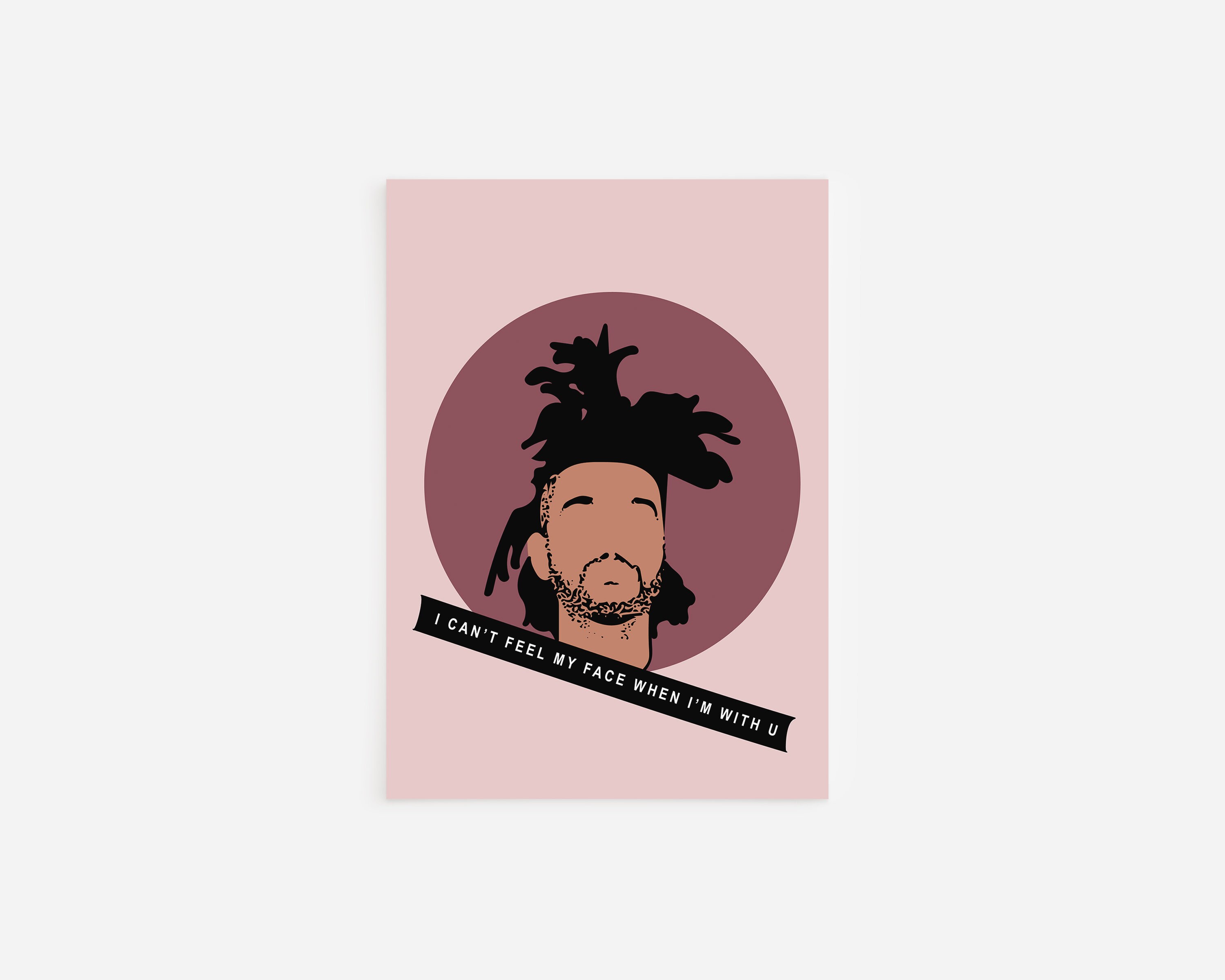 THE WEEKND CARD - Etsy