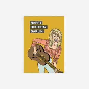 FUNNY BIRTHDAY CARD | Dolly Parton | Darlin'