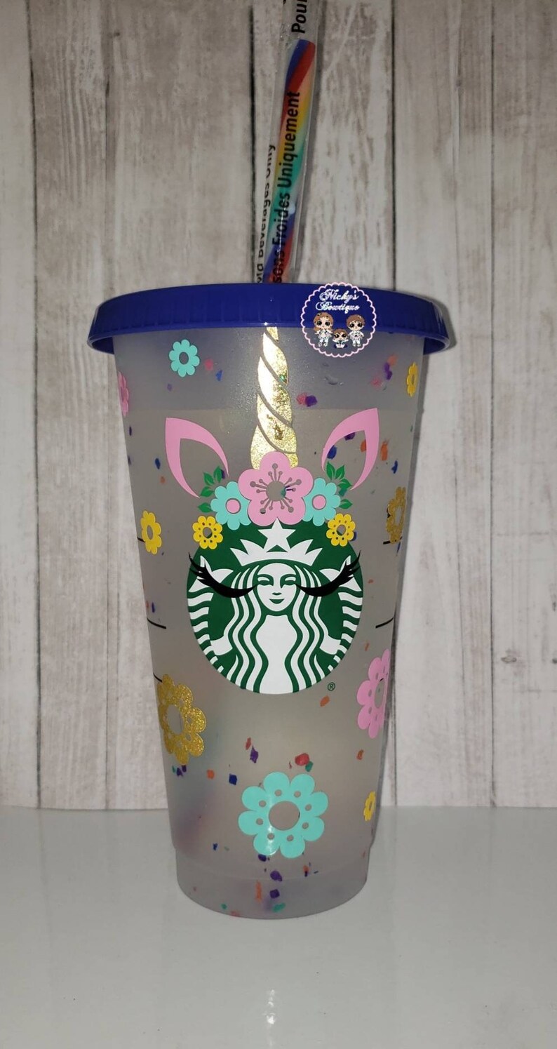 Unicorn Personalized Starbucks Cup Venti Cold Cup Etsy