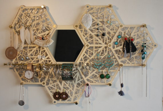 Porte bijoux mural