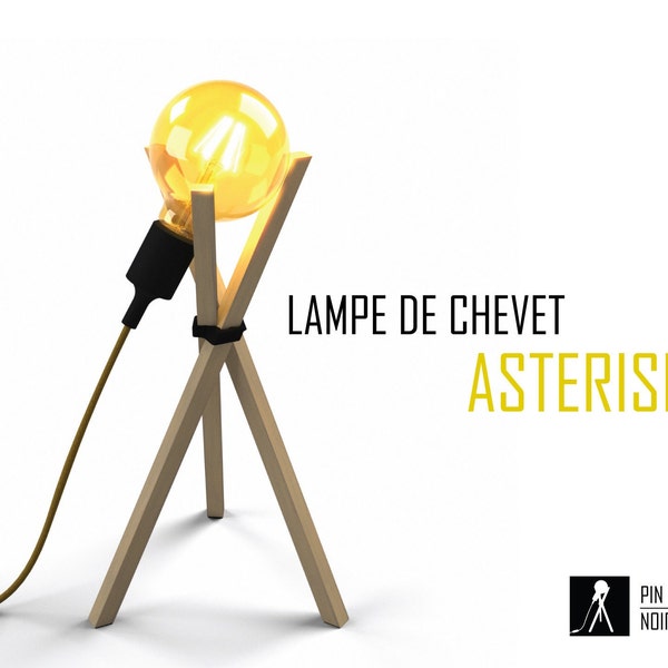 ASTERISME*, lampe de chevet design scandinave
