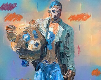 Kanye Painting Etsy