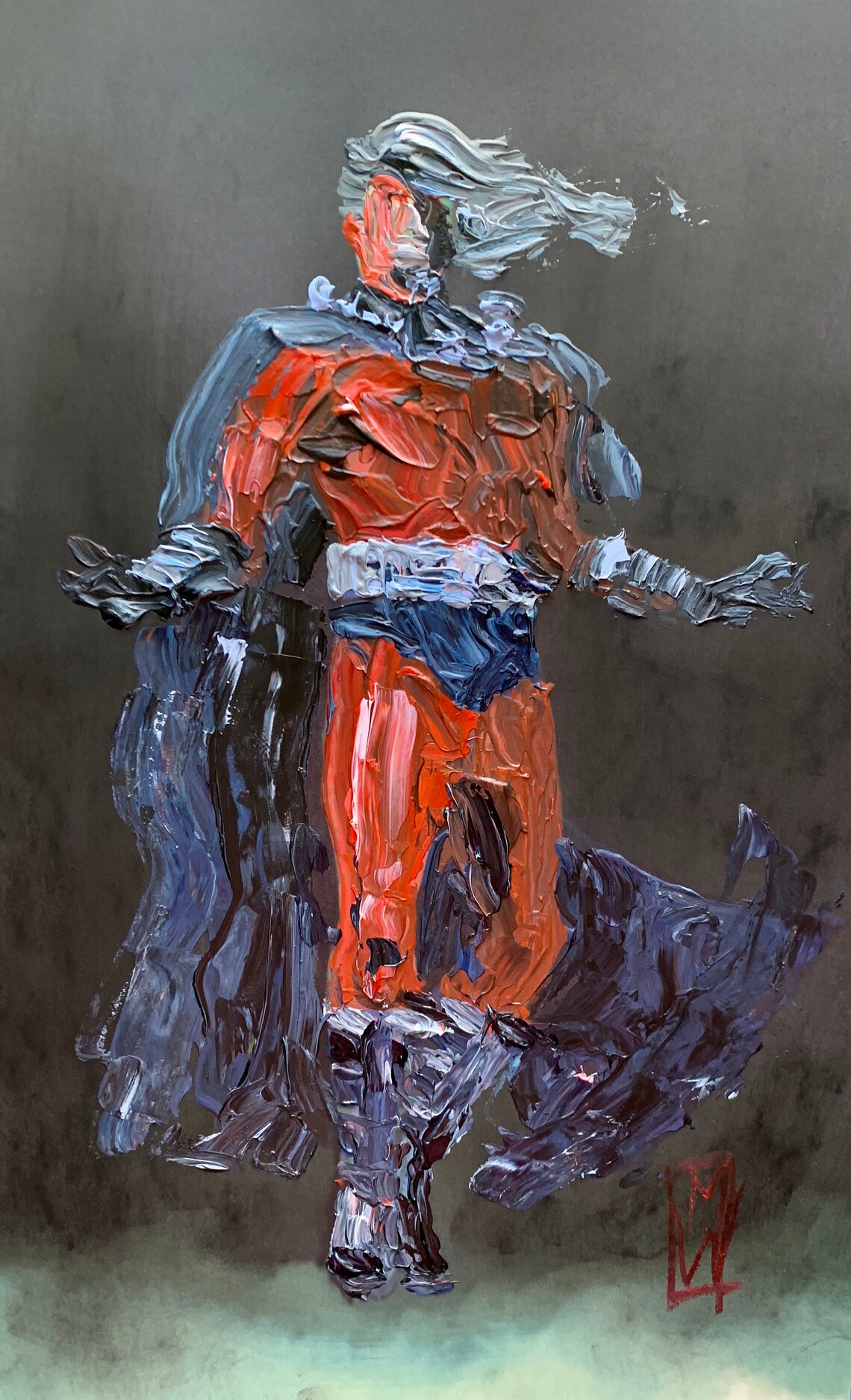 Original Abstract Xmen Original Painting // Acrylic Etsy