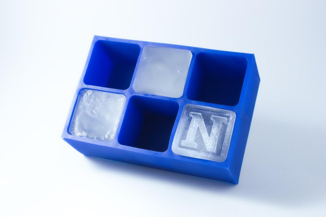 Letter N Custom Ice Cube Tray – Custom Ice Mold, Whiskey Accessories ...