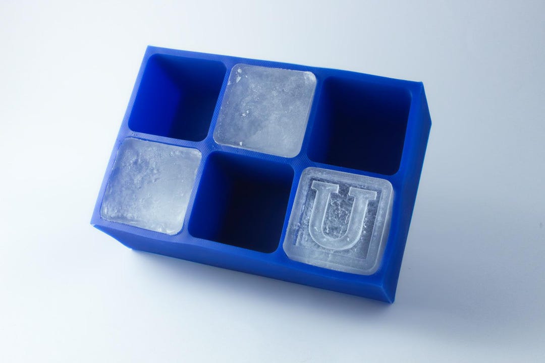 Letter U Custom Ice Cube Tray – Custom Ice Mold, Whiskey Accessories ...
