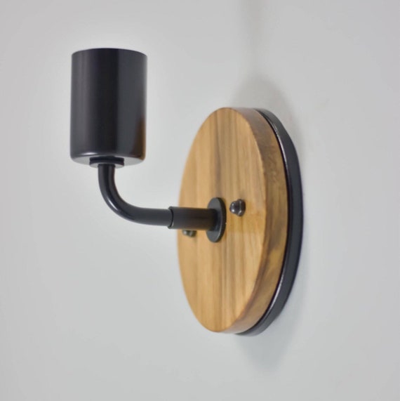 black modern sconce