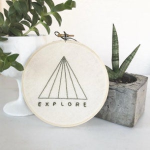 Explore Mountain Embroidery