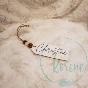 Personalized Stocking Tags - Gift Bag Tag