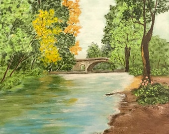 Original, Monet Style Painting, 12 x 12