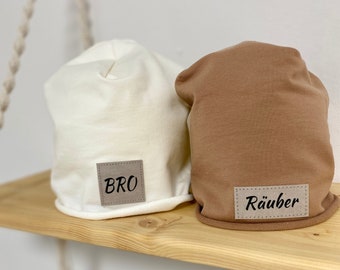 Beanie Mütze für Baby, Kinder und Erwachsene | Partnerlook Familie | tolles Geschenk zur Geburt | Mütze personalisiert |