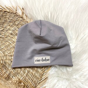 Beanie Mütze für Baby, Kinder und Erwachsene Partnerlook Familie tolles Geschenk zur Geburt Mütze personalisiert Bild 2