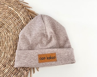 Beanie Mütze für Baby, Kinder und Erwachsene | Partnerlook Familie | tolles Geschenk zur Geburt | Mütze personalisiert | viele Farben