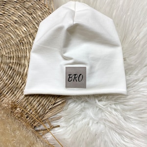 Beanie Mütze für Baby, Kinder und Erwachsene Partnerlook Familie tolles Geschenk zur Geburt Mütze personalisiert Bild 6