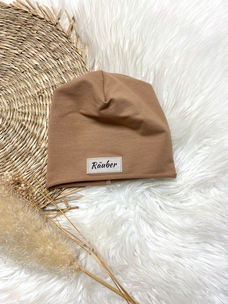 Beanie Mütze für Baby, Kinder und Erwachsene Partnerlook Familie tolles Geschenk zur Geburt Mütze personalisiert Bild 7