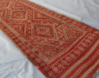 手織りヴィンテージトライバルラグ/アフガニスタンマシュワニランナー