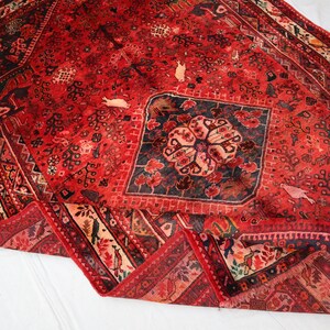 9x6 Collectors Piece Antique Rug, Afghan Hand knotted Wool touch Rug, Top Quality Tribal Turkmen Rug, One of a Kind Oriental Large Area Rug