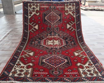 【冬セール】ヴィンテージラグ　アフガン91×112 冬セール】ヴィンテージラグ アフガン91×112 冬セール】ヴィンテージ