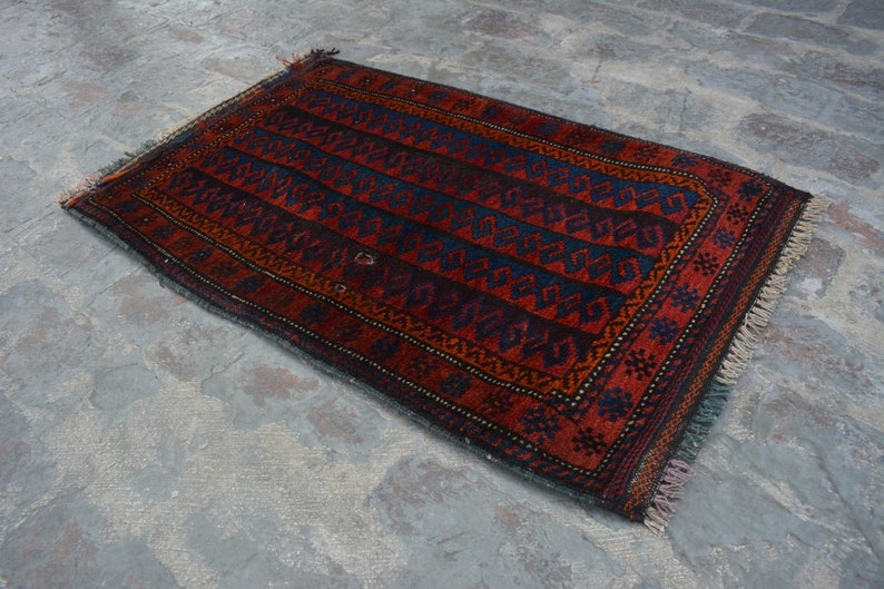 Stunning Handmade Vintage Gorgeous Baluchi Rug Woolen Rug Caucasian Rug SIZE : 2/'1 x 3/'5 Feet #F0 Afghan Hand Knotted Rug