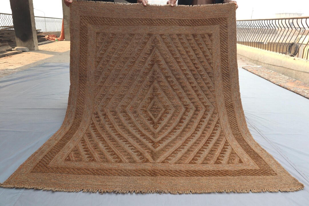 1920s Turkmen Kilim Rug 6x4.8, Handmade Wool Geometric Area Rug - Etsy
