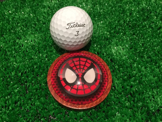 Gnarlymark Spiderman Golf Ball Mark - Etsy