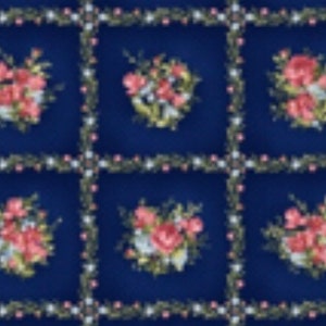 Roses on the Vine Squares by Maywood Studio.
