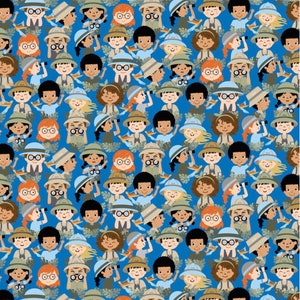 Safari Adventure- Safari Friends Royal Blue