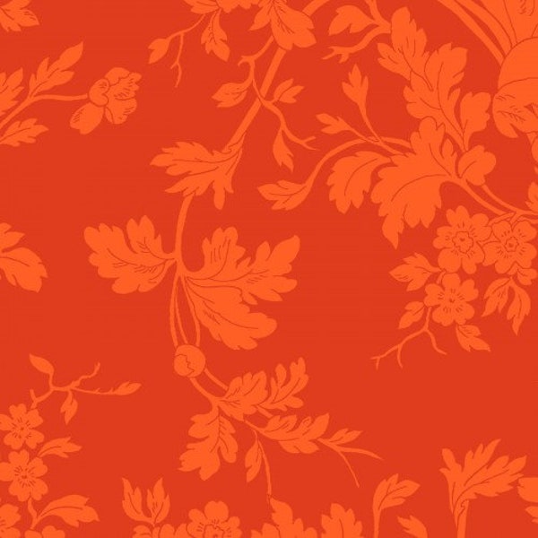 Belle Epoque  Floral damask orange MAS 9875-O