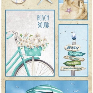 Beach Bound by Henry Glass- 24” Panel