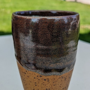BEER PILSNER - Stoneware - Beetlejuice over Spodumene Art Glazes - Handmade by TC Pottery Studio