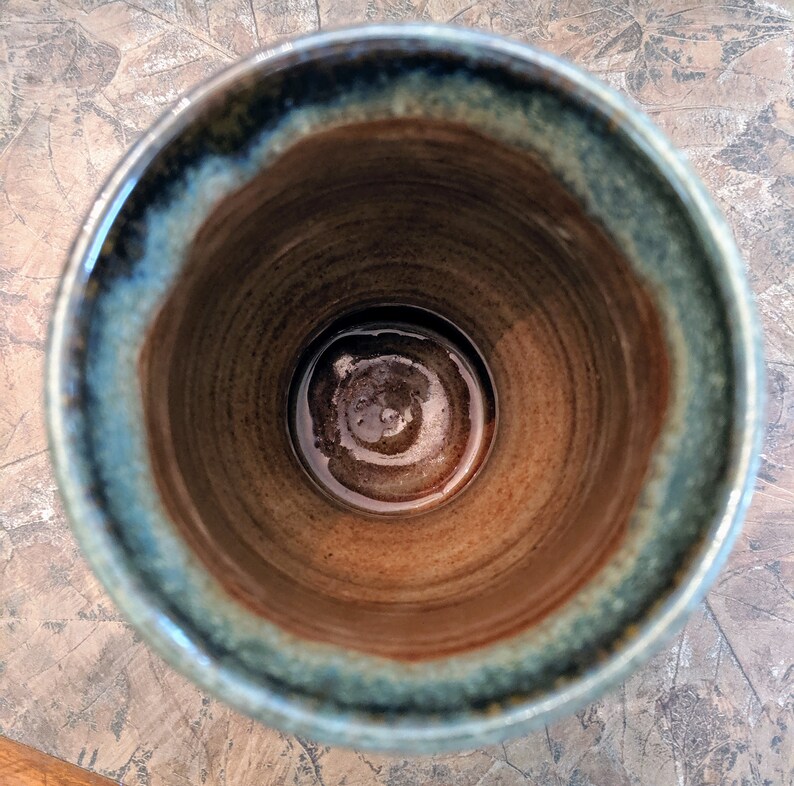 BEER PILSNER PINT Stoneware Nutmeg Art Glaze Handmade by T C Pottery Studio