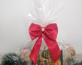 GEBETTER 24Pcs Noeud Sapin Noël 13 * 18cm Noeud Papillon Ruban