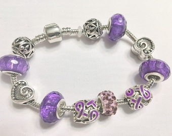 Lupus Pancreatic Cancer Epilepsy Cystic Fibrosis Fibromyalgia Crohn’s Disease Awareness Bracelet