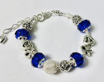 Colon Cancer Pandora Style Bracelet