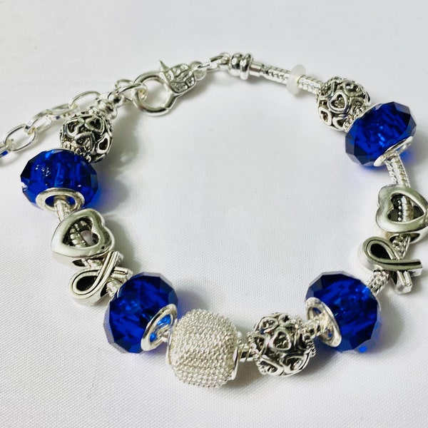 Colon Cancer Pandora Style Bracelet