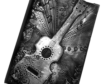 Handmade Guitar Journal: Polymer Clay Music Book Diary
