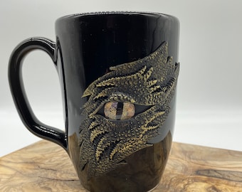 Dragon's Eye Personalized Cup, Milk Cup, Gift For Her, AnthiCreativeTouch, Mug, Fimo, Gift For Men, Pottery, Cute Milk Cup, Gift for Him