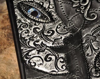 Handmade Fimo Theater Book Journal: Artistic Polymer Clay Diary