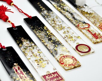 Bookmark, Resin Bookmark, Bookmark For Him, AnthiCreativeTouch, Bookmark For Her, Handmade,