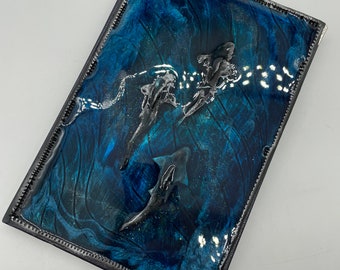 Handmade Sharks Journal: Polymer Clay Fimo Art Diary