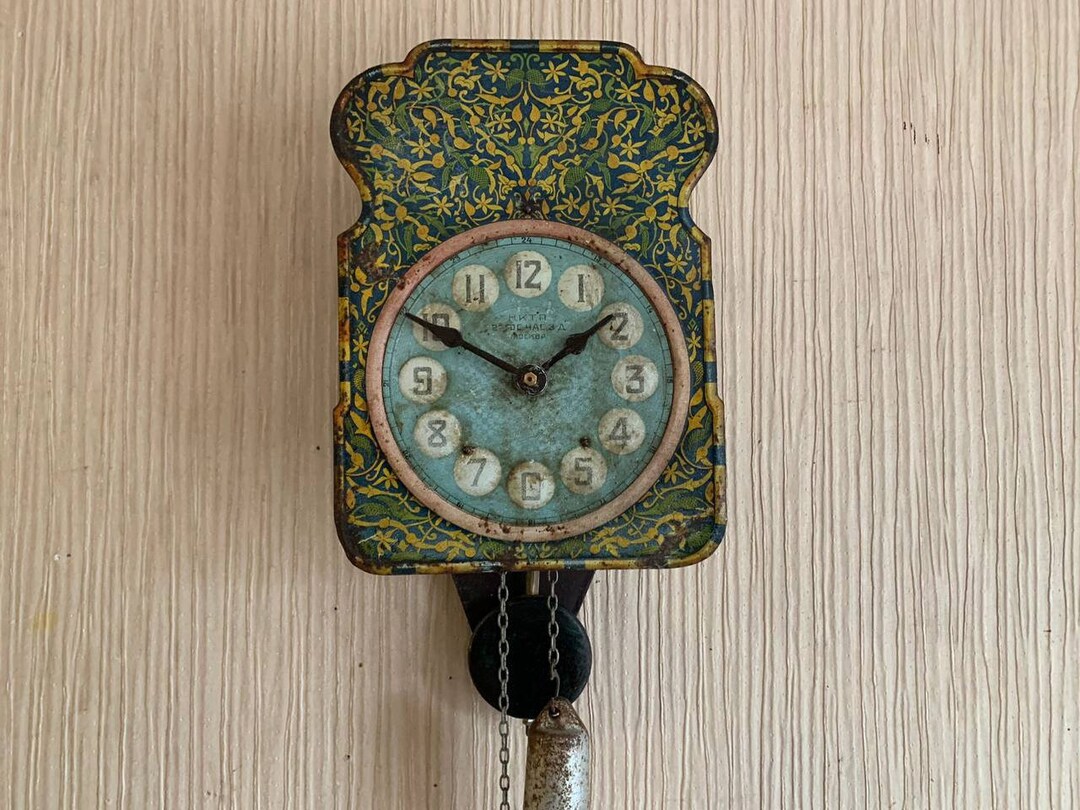 Soviet Vintage Clock, USSR Clock, Soviet Working Clock, Rare Soviet ...